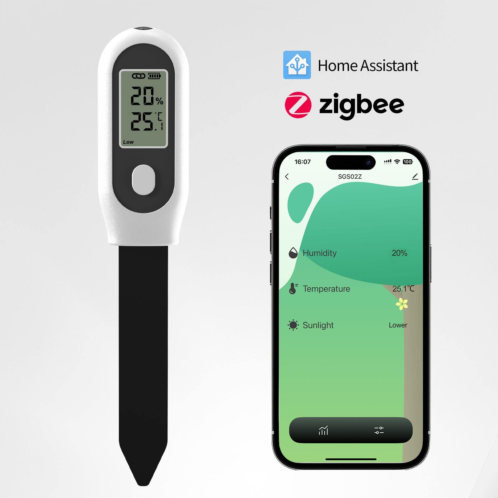 Plant Parent App - Tuya Zigbee Soil Moisture Sensor 3