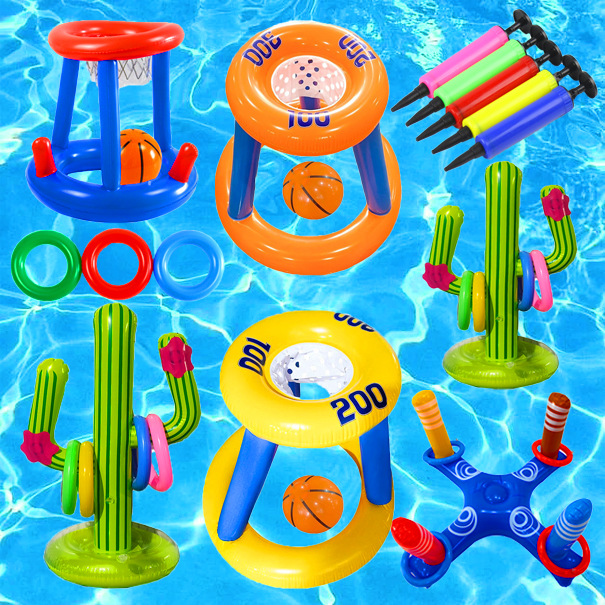 Plant Parenting - Thickened PVC Inflatable Basketball Hoop Shooting