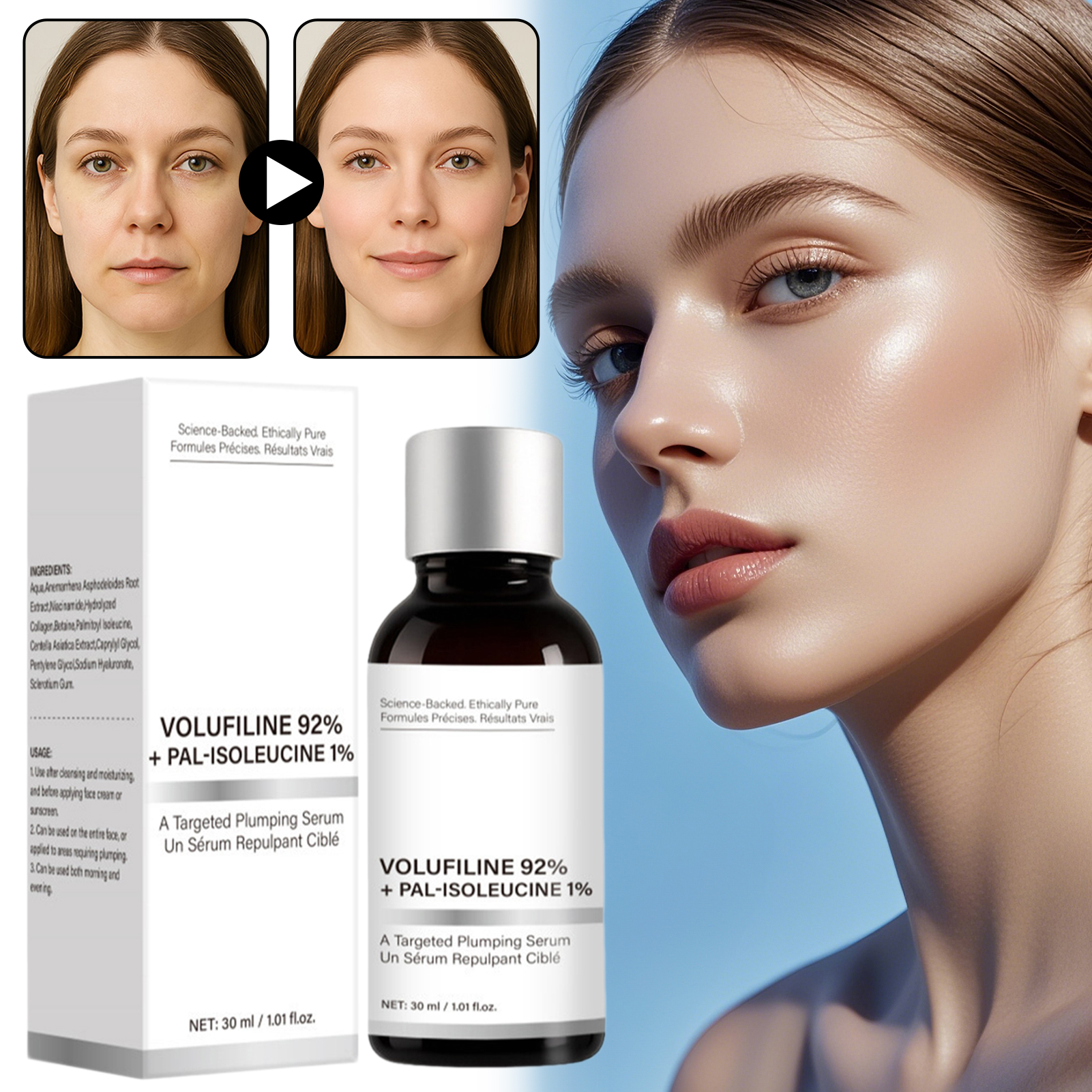 Anthurium Crystallinum - Velofeilin 92%+ Pal-Isoleucine 1% Essence Plumping