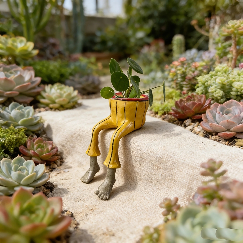 Plant Parenting - Whimsical Resin Leggy Planter Legs Ceramic