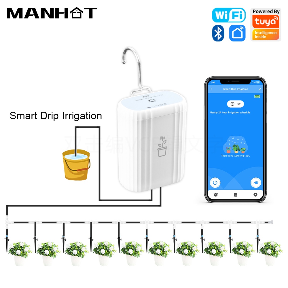 Tuya Smart WiFi Drip Irrigatio - مراجعة Plant Parent App وسعره