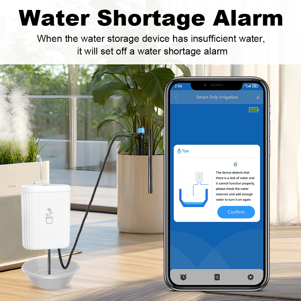 Tuya Smart WiFi Drip Irrigatio - مراجعة Plant Parent App وسعره