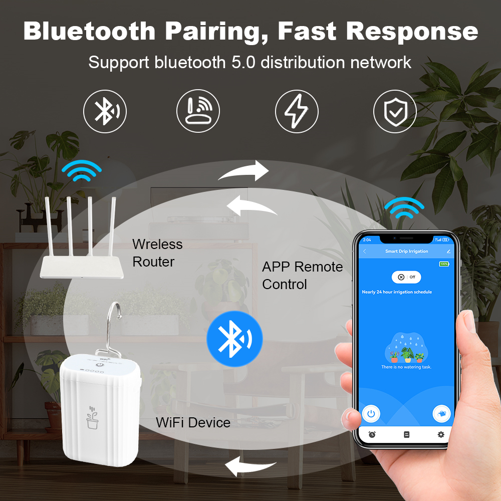 Smart Tuya Smart WiFi Automati - مراجعة Plant Parent App وسعره