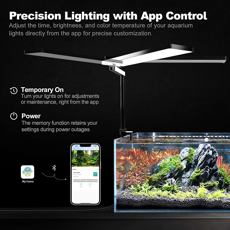 FZONE Solo Series Nano LED Aqu - مراجعة Plant Parent App وسعره