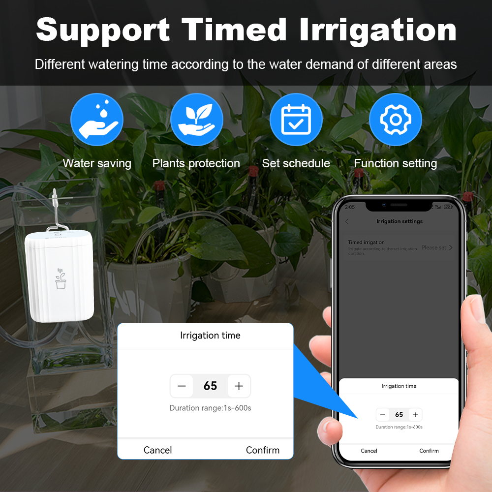 Tuya WiFi Intelligent Watering - مراجعة Plant Parent App وسعره