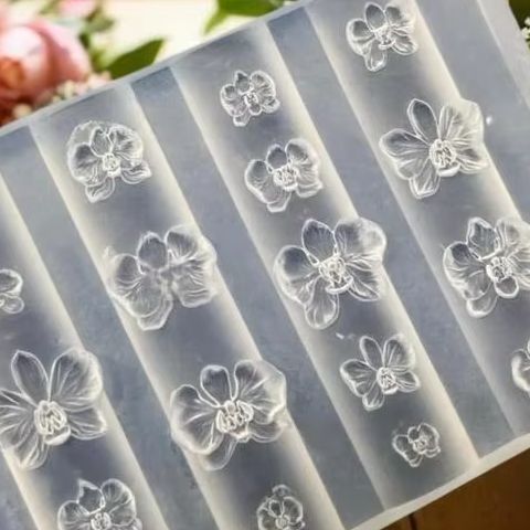 3D Silicone Nail Mold Phalaeno - مراجعة Orchid Phalaenopsis وسعره
