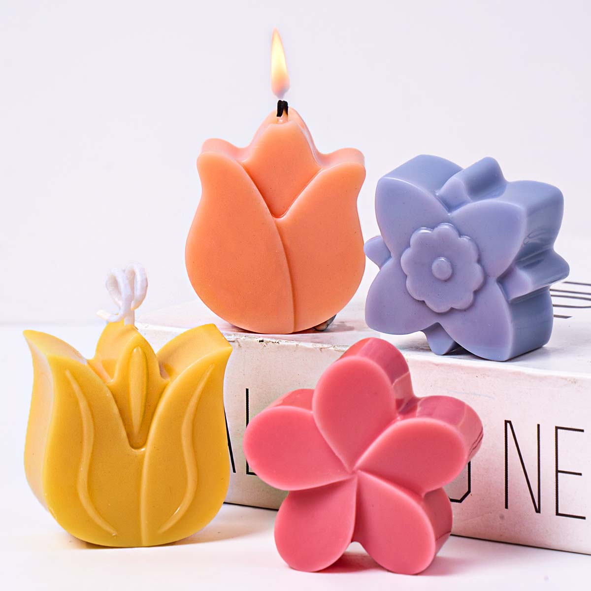 Flower Shape Silicone Candle M - مراجعة Orchid Phalaenopsis وسعره