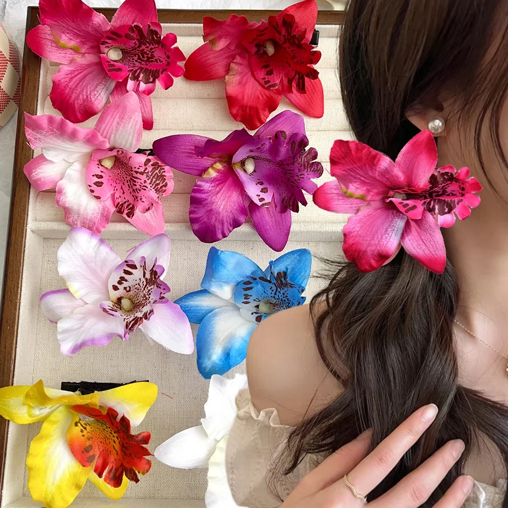 Orchid Flower Hairpin Hair Cli - مراجعة Orchid Phalaenopsis وسعره