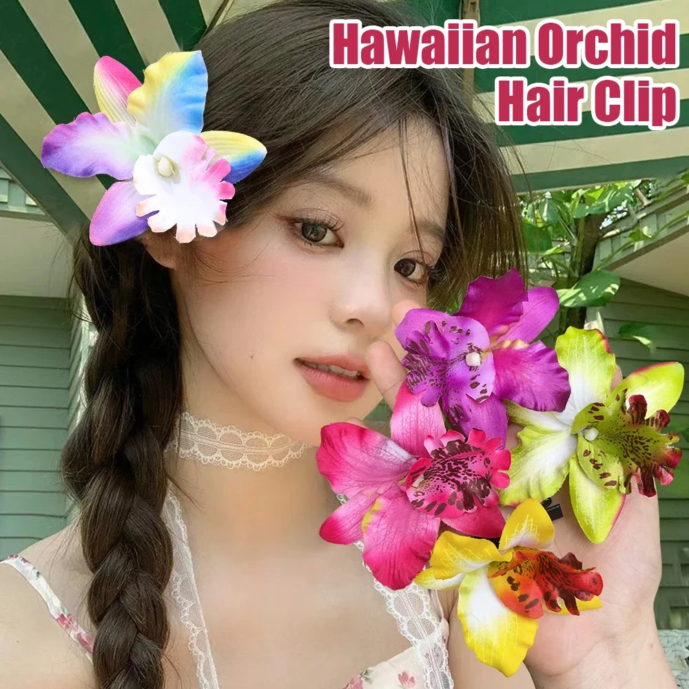 Orchid Flower Hairpin Hair Cli - مراجعة Orchid Phalaenopsis وسعره