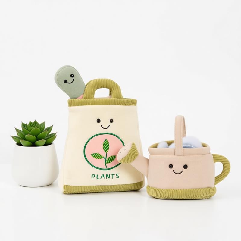 Cut Gardening Plush Toy Plant  - مراجعة Plant Parenting وسعره