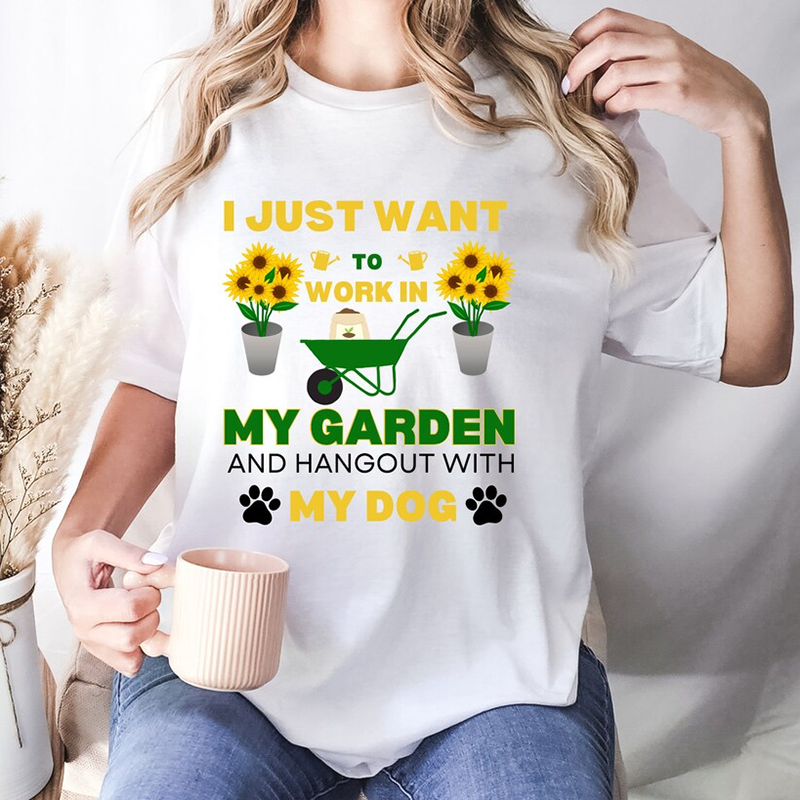 Modern Letter Prints T-Shirt S - مراجعة Plant Parenting وسعره