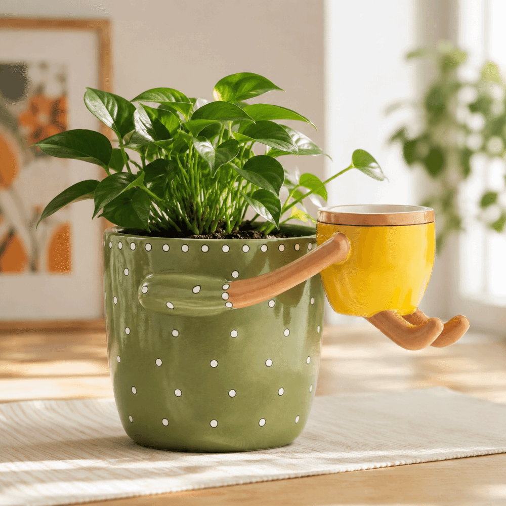 Resin Parent-child Flowerpot F - مراجعة Plant Parenting وسعره