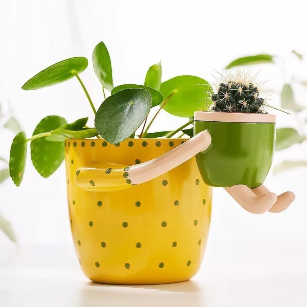 Resin Parent-child Flowerpot F - مراجعة Plant Parenting وسعره
