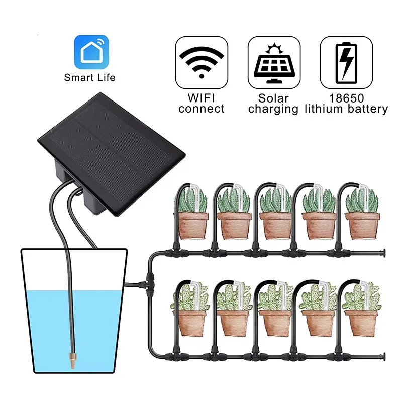 High Quality WIFI Solar Automa - مراجعة Plant Parent App وسعره