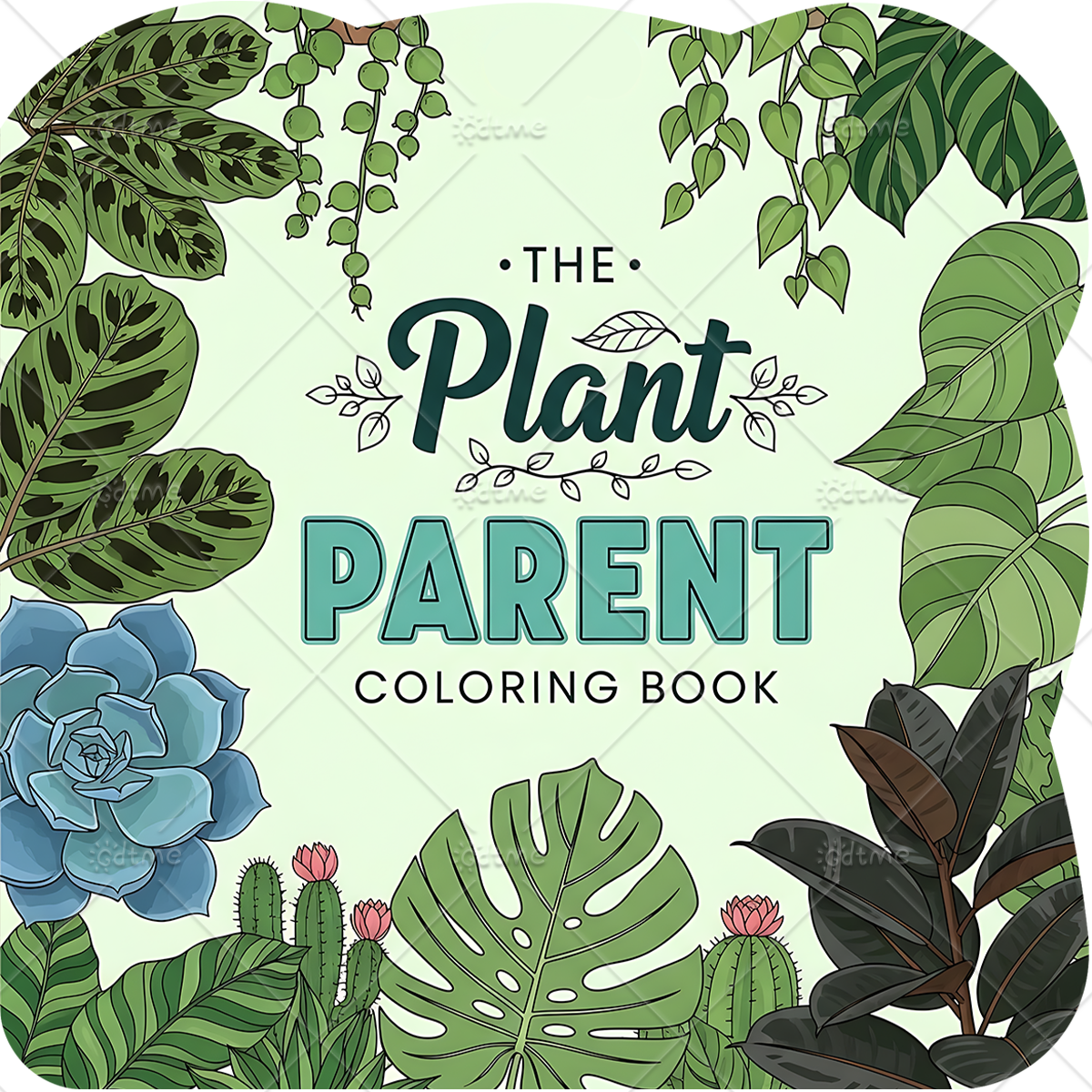 THE Plant PARENTE Coloring Boo - مراجعة Plant Parenting وسعره