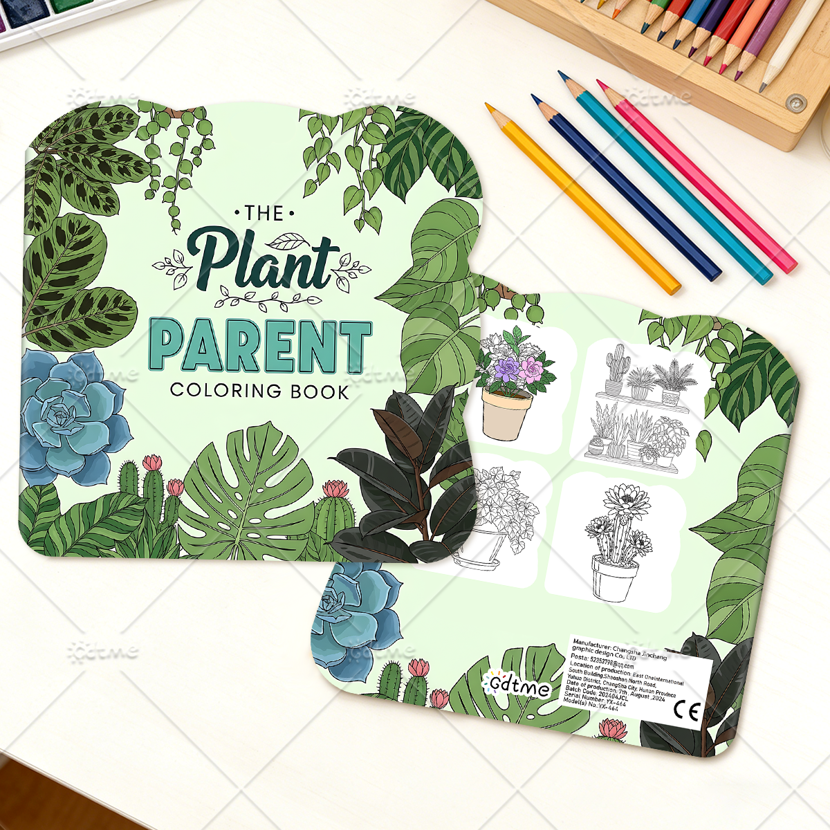 THE Plant PARENTE Coloring Boo - مراجعة Plant Parenting وسعره