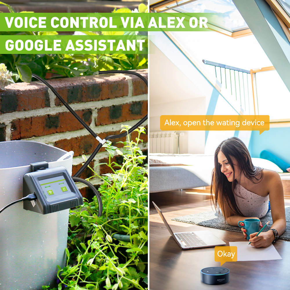 RAINPOINT Tuya Automatic Water - مراجعة Plant Parent App وسعره