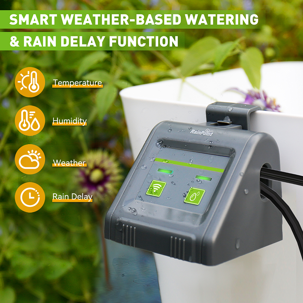 RAINPOINT Tuya Automatic Water - مراجعة Plant Parent App وسعره